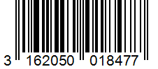Barcode 3162050018477