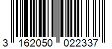 Barcode 3162050022337