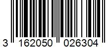 Barcode 3162050026304