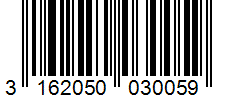 Barcode 3162050030059