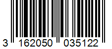 Barcode 3162050035122