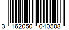 Barcode 3162050040508