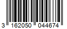 Barcode 3162050044674