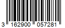 Barcode 3162900057281