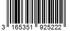 Barcode 3165351925222