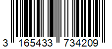 Barcode 3165433734209