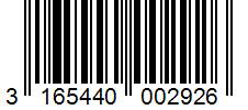 Barcode 3165440002926