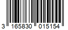 Barcode 3165830015154