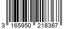 Barcode 3165950218367