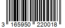 Barcode 3165950220018