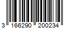 Barcode 3166290200234
