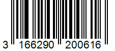 Barcode 3166290200616