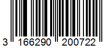 Barcode 3166290200722