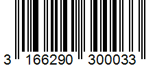 Barcode 3166290300033