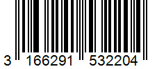 Barcode 3166291532204