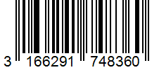 Barcode 3166291748360