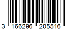 Barcode 3166296205516