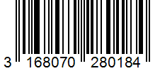 kod kreskowy ean 3168070280184