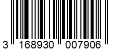 Barcode 3168930007906