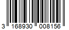 Barcode 3168930008156