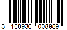 Barcode 3168930008989