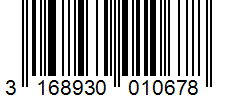Barcode 3168930010678