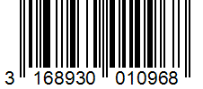 Barcode 3168930010968