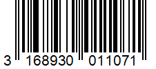Barcode 3168930011071