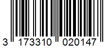 Barcode 3173310020147