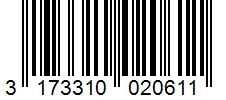 Barcode 3173310020611