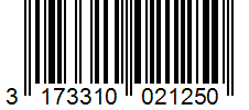 Barcode 3173310021250