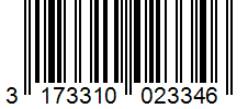 Barcode 3173310023346