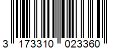 Barcode 3173310023360