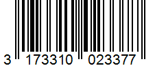 Barcode 3173310023377