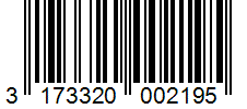 Barcode 3173320002195