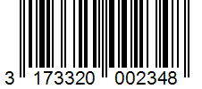 Barcode 3173320002348