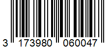 Barcode 3173980060047