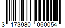Barcode 3173980060054