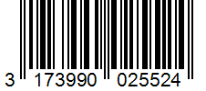 Barcode 3173990025524