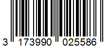 Barcode 3173990025586