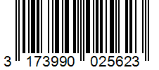 Barcode 3173990025623