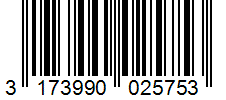 Barcode 3173990025753