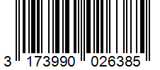 Barcode 3173990026385