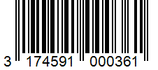 Barcode 3174591000361