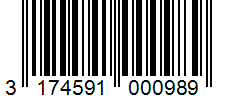Barcode 3174591000989