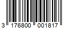 Barcode 3176800001817