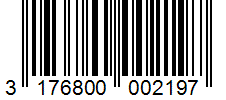 Barcode 3176800002197