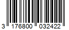 Barcode 3176800032422