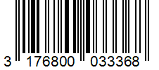 Barcode 3176800033368