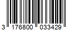Barcode 3176800033429